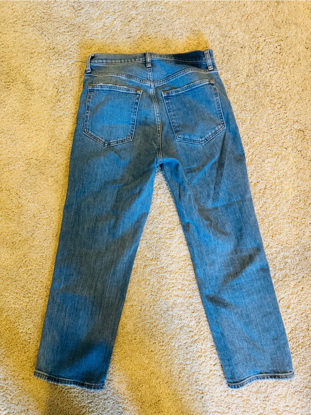 Abercrombie & Fitch the ankle straight ultra high rise